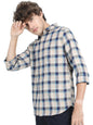 Ketch MenS Polyester Slim Fit Shirt (Khsh000620_Beige S)