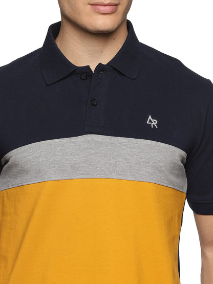 ADRO Premium Polo T-Shirt for Men (PN23-S1-NBGRMU-MU_Mustard)