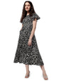 Oomph! Dress For Women Stylish | One Piece For Women Long | Trendy Long One Piece Summer Outfit | Lightweight Flared Maxi Dress