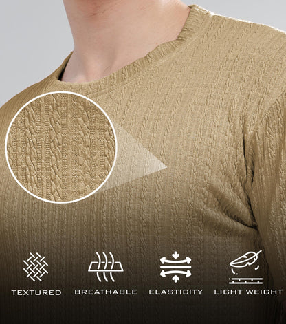 SHODOX Mens Polycotton Regular Fit Half Sleeve Solid Round Neck Tshirt for Men (Pack of 1)
