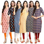 Pinkmint WomenS Crepe Solid Regular Kurti (Ks01_Multicolor5