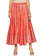 Aurelia Women Full Skirt, Coral, XL