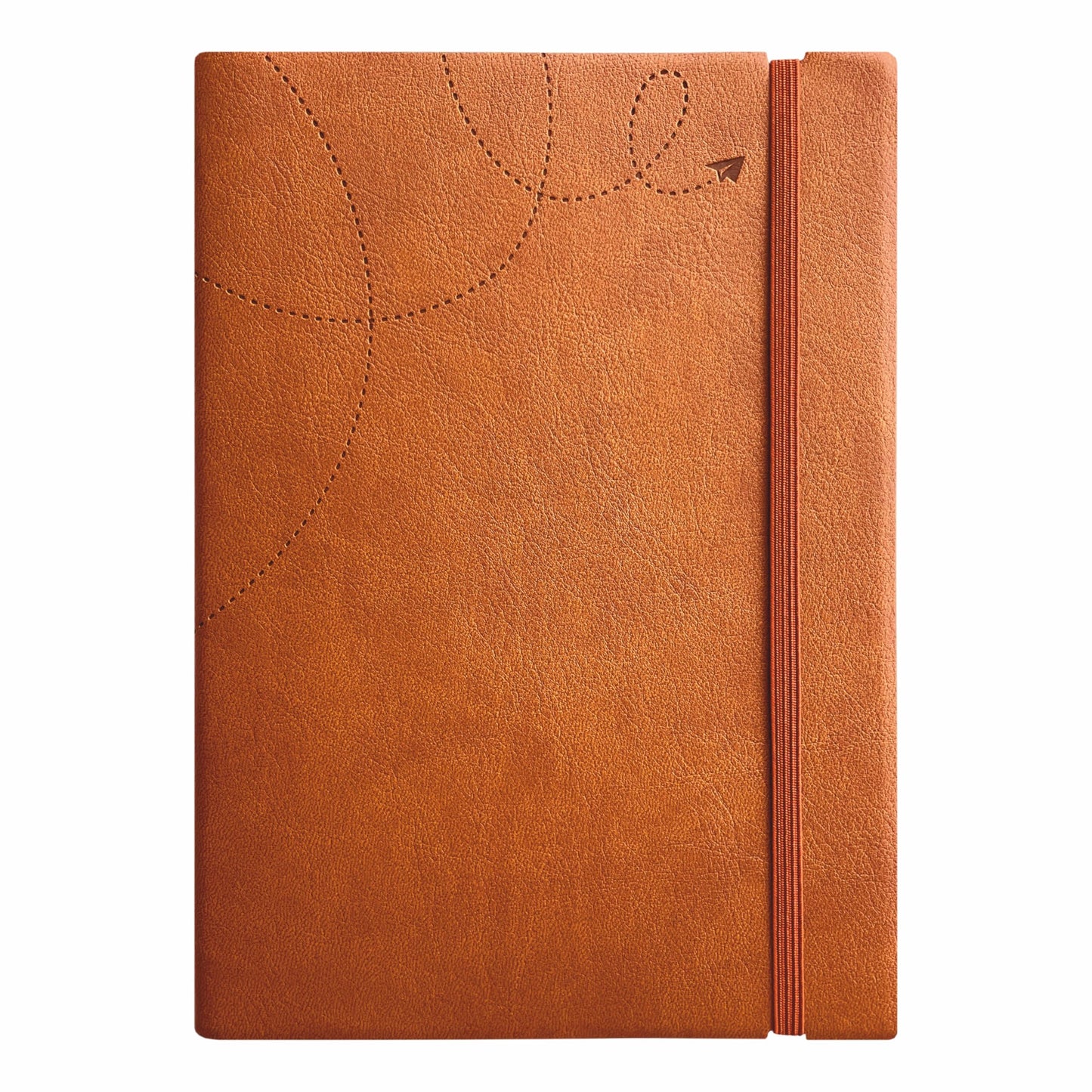 Anupam A5 Flxy Notebook | 192 Pages | College Ruled Notebook | 80 Gsm Paper | Leather Textured Pu With Timeless Paper Plane Impr