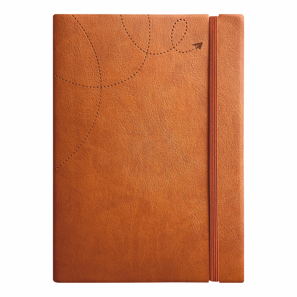 Anupam A5 Flxy Notebook | 192 Pages | College Ruled Notebook | 80 Gsm Paper | Leather Textured Pu With Timeless Paper Plane Impr