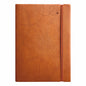 Anupam A5 Flxy Notebook | 192 Pages | College Ruled Notebook | 80 Gsm Paper | Leather Textured Pu With Timeless Paper Plane Impr