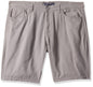 The Indian Garage Co Men Slim Fit Solid Mid-Rise Chino Shorts Cloud Grey
