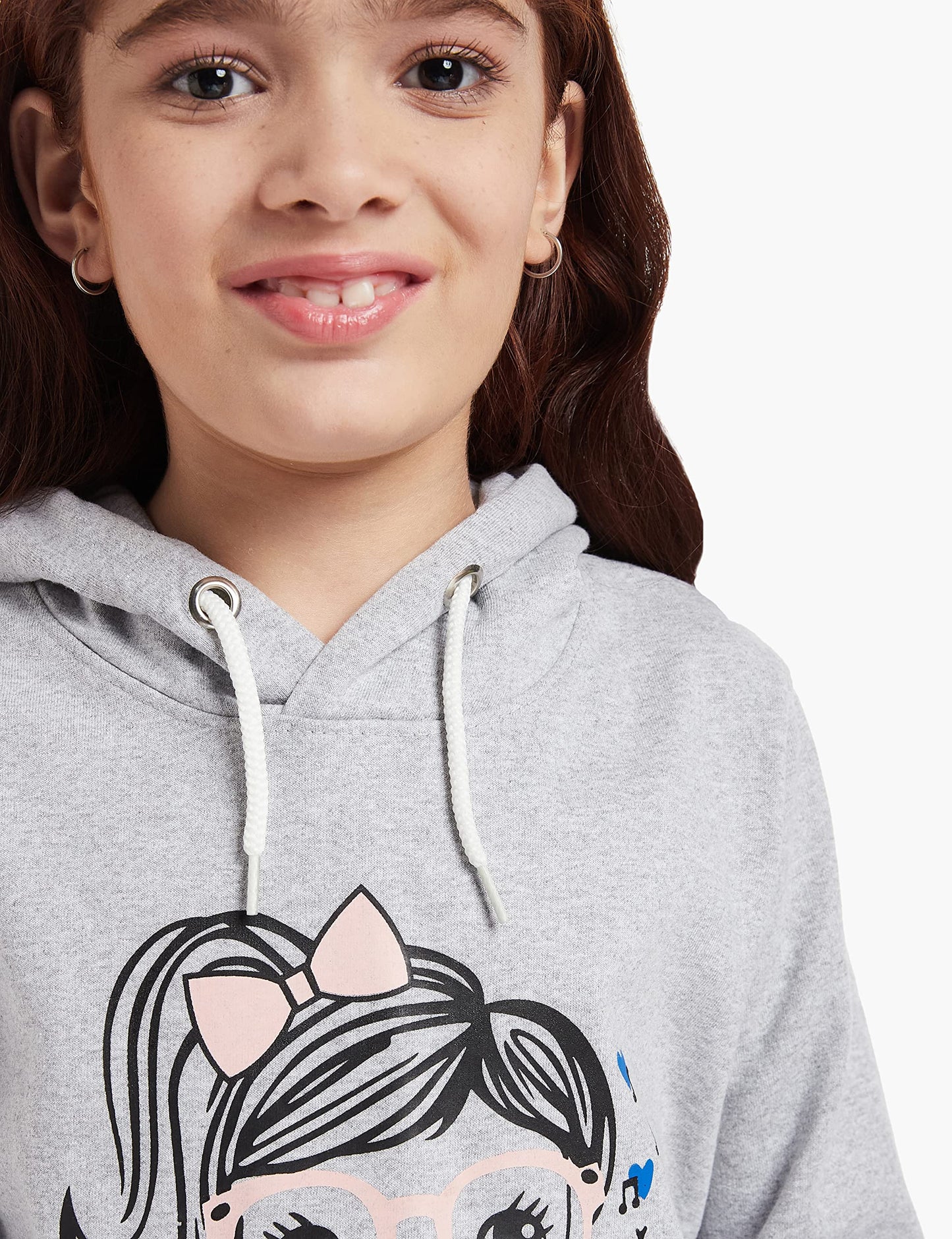 T2F Girls Cotton Hooded Neck Sweatshirt