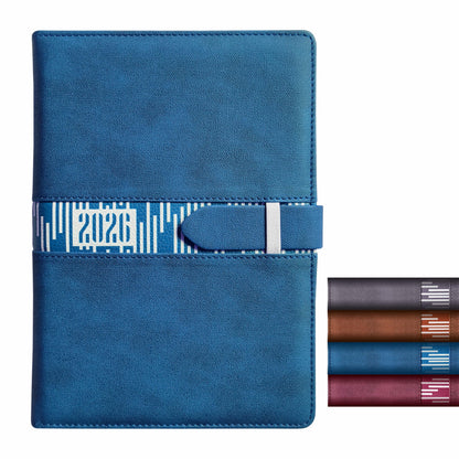Anupam Slide Diary 2026 With Dates, 80 Gsm Full Page Per Day With Monthly Calendar, New Year Diary 2026 Size A5 (21X14Cm) 365 Da