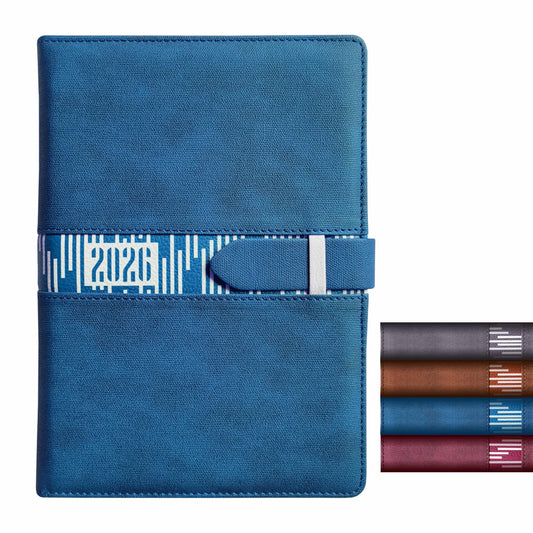 Anupam Slide Diary 2026 With Dates, 80 Gsm Full Page Per Day With Monthly Calendar, New Year Diary 2026 Size A5 (21X14Cm) 365 Da