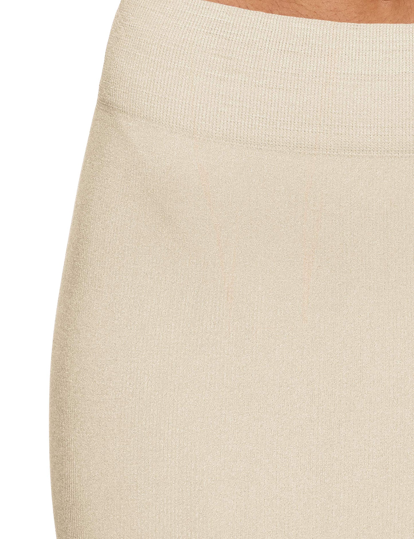 Zivame All Day Flared Mermaid Saree Shapewear for Women - Ivory