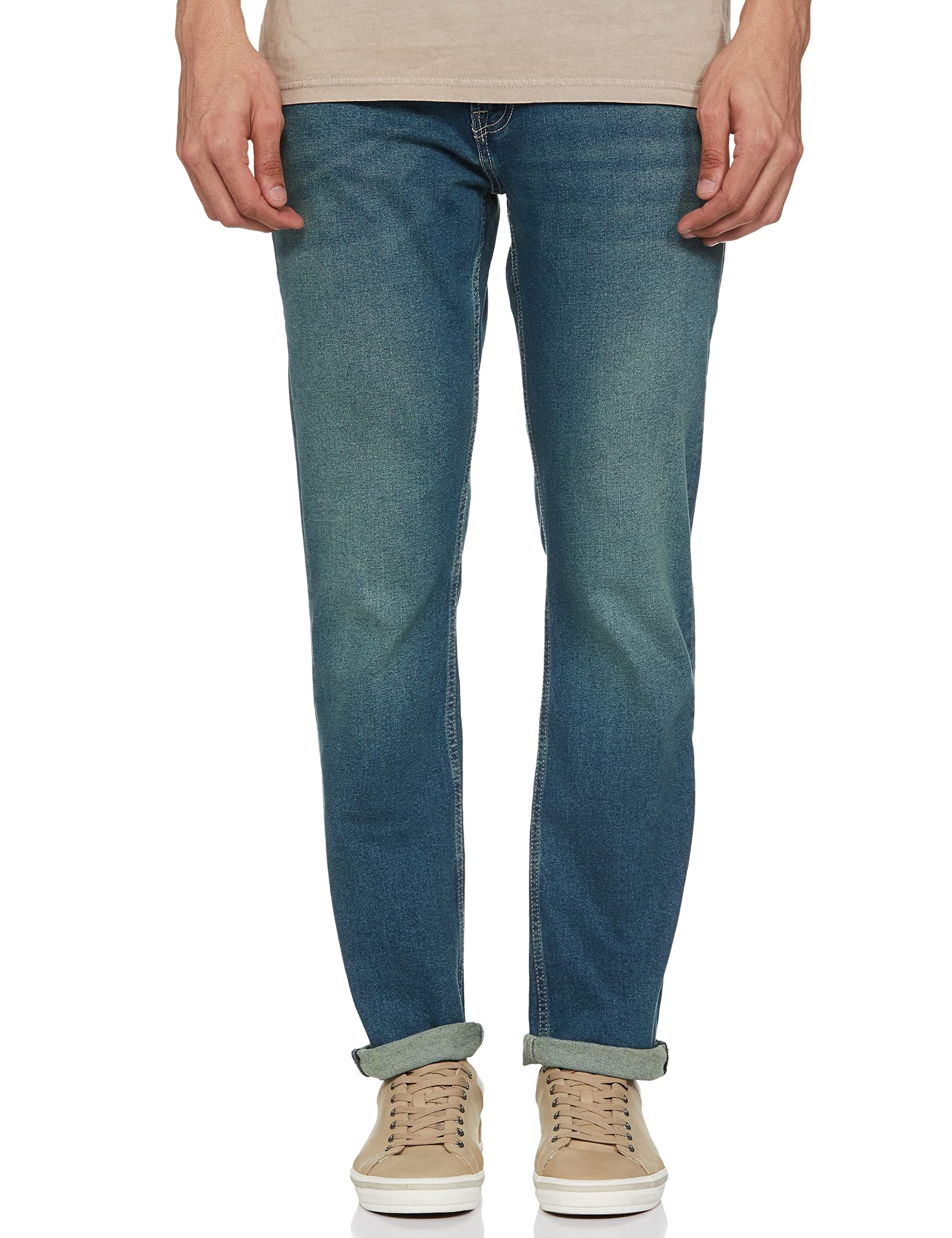 Pepe Jeans MenS Regular Jeans (Pm206833S64_Green Used_36)