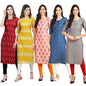 Pinkmint Women's Crepe Digital Print Straight Kurta {W-328-334-367-366-370}