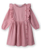 Button through striper dress Pink