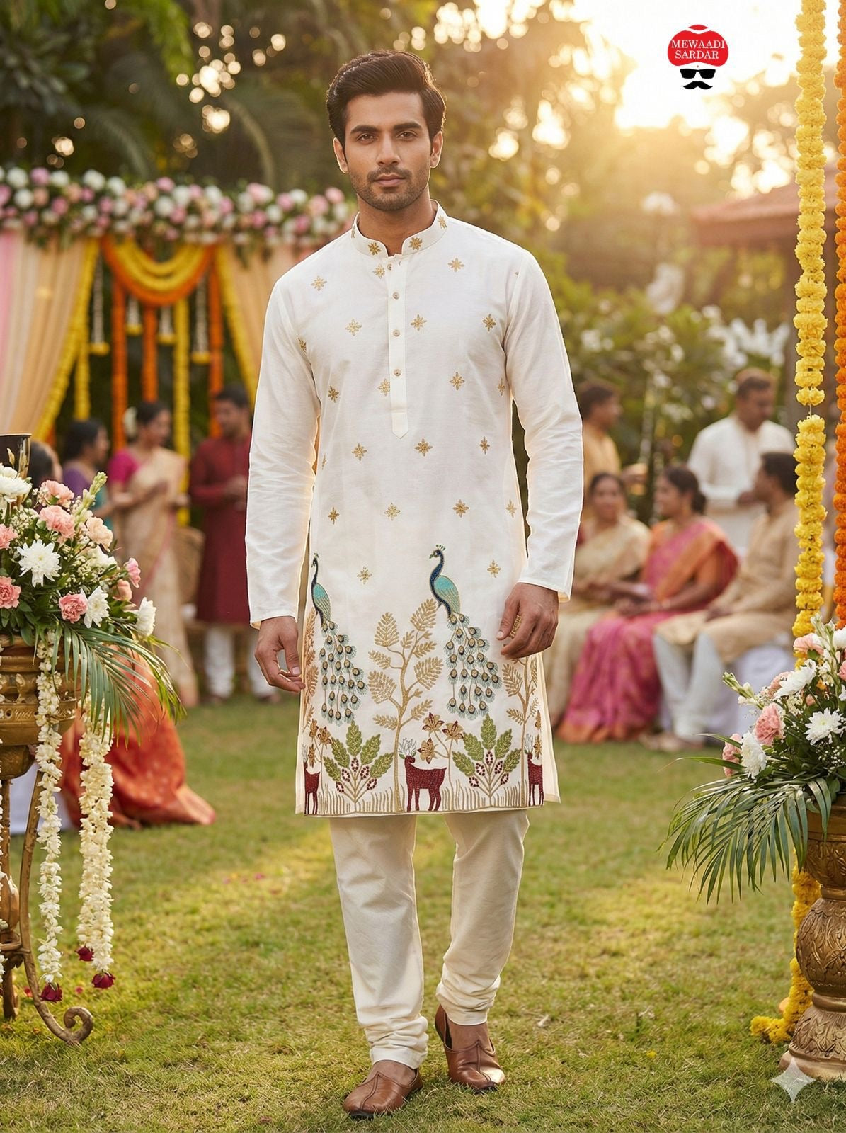 Silk kurta set