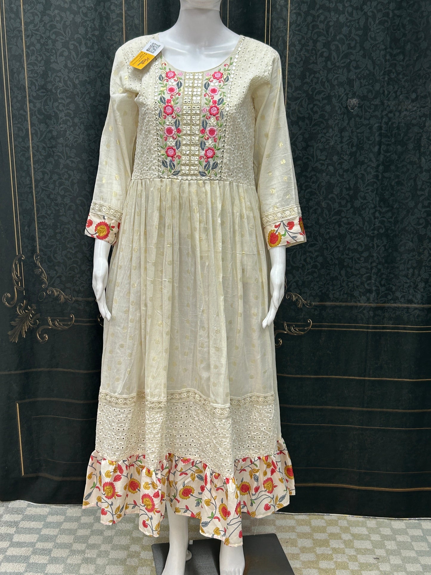 Cotton long kurti