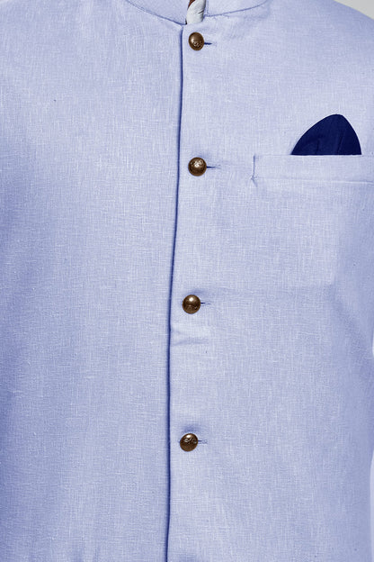 BE ACTIVE Mens Linen Blend Nehru Jacket With Mandarin Collar || Ethnic Koti For Men || Men Koti Formal|| Men Koti Wedding (RFKT