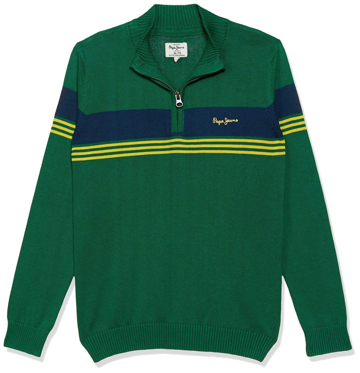 Pepe Jeans BoyS Cotton Sweater (Pb701039_Green_6-7 Years)
