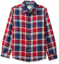 Pepe Jeans BoyS Checkered Slim Fit Shirt (Pb301896_Red 16-17 Years)