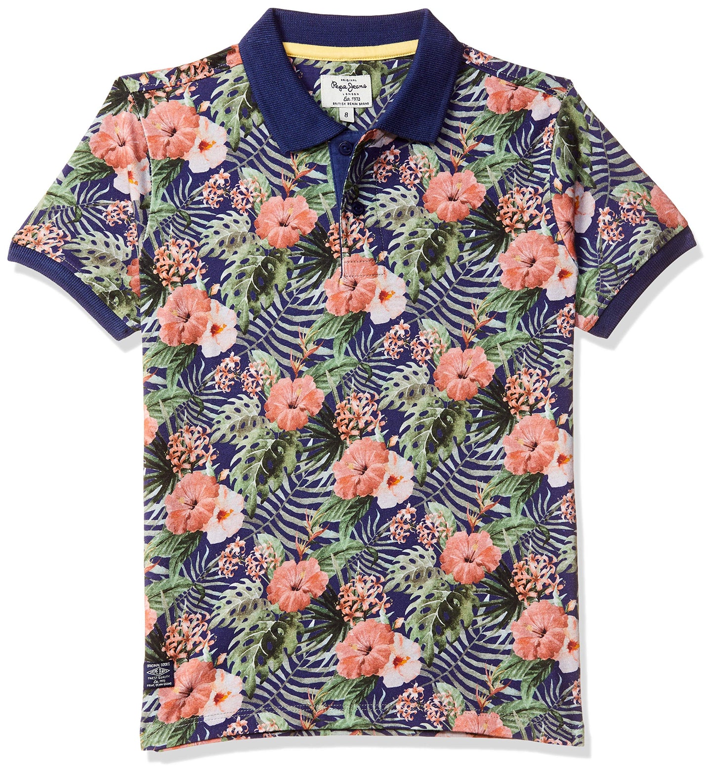 Pepe Jeans Boys Floral Regular Fit T-Shirt (Pb540521_Multi_8)