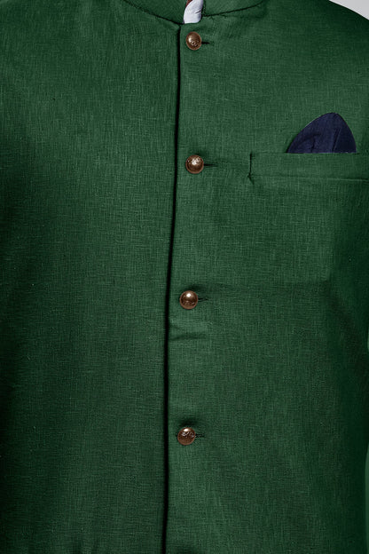 BE ACTIVE Mens Linen Blend Nehru Jacket With Mandarin Collar || Ethnic Koti For Men || Men Koti Formal|| Men Koti Wedding (RFKT