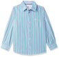 Pepe Jeans BoyS Striped Regular Fit Shirt (Pb301805_Green 12-13 Years)