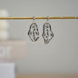 Melting Dali Clock Earrings |Hand-painted Gold and Silver Dali's Soft Watches | Resin Modern Art Earrings