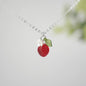 Custom Mini Strawberry Fruit Necklace