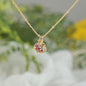 Golden Pomegranate Necklace