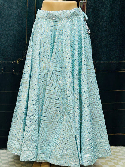 Sequin lehenga : garba chaniya