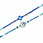 Premium Designer Evil Eye Rakhi Set of 2 for Brother, Bhai – Rakhi Thread, Rakhi Bracelet, Traditional Raksha Bandhan Gift for Bhaiya