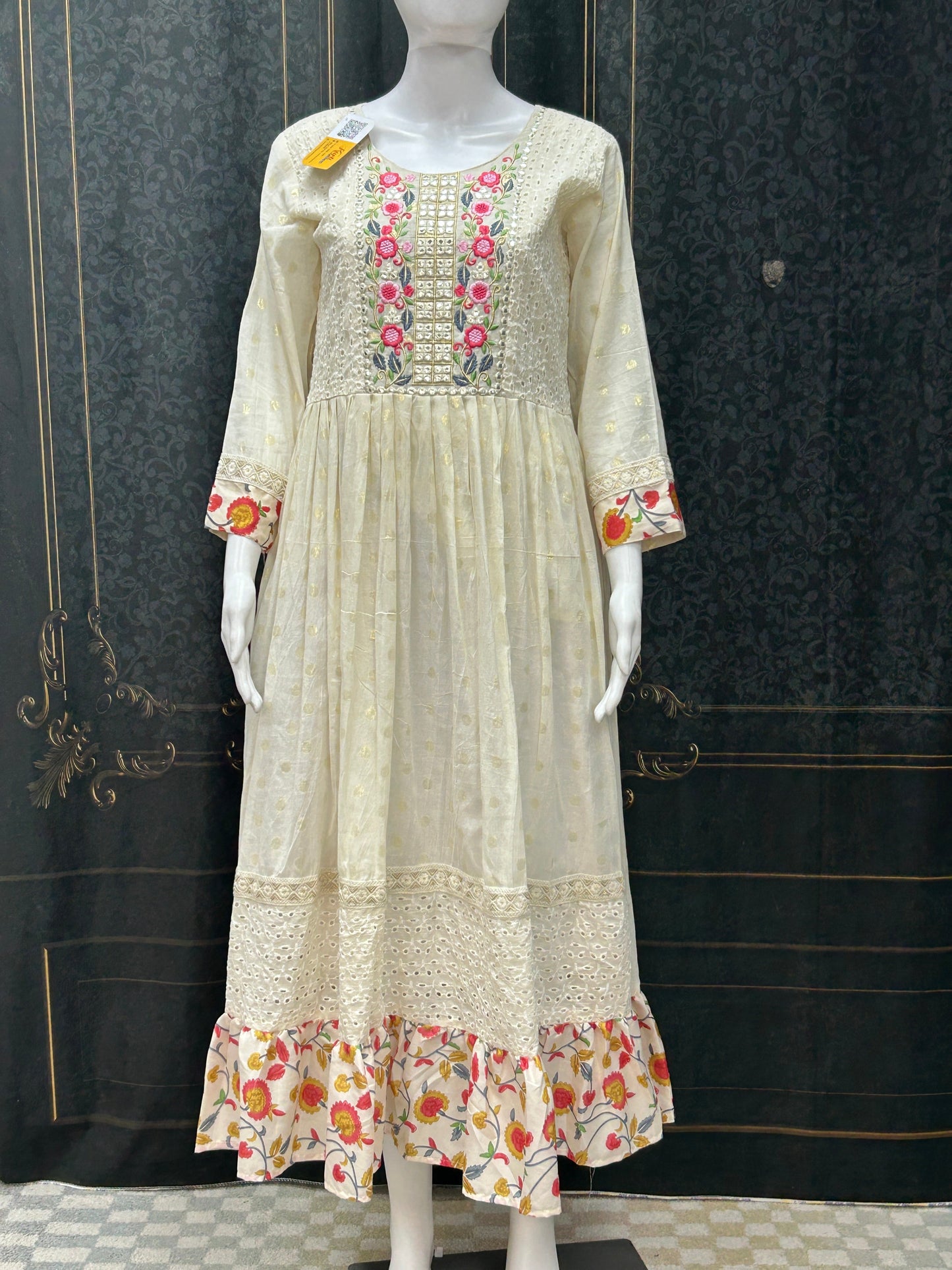 Cotton long kurti