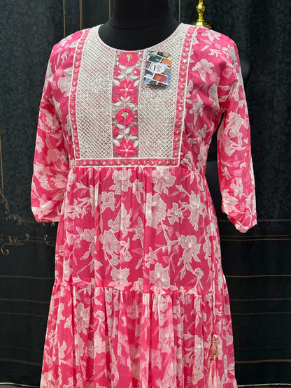 Mulmul cotton Kurti