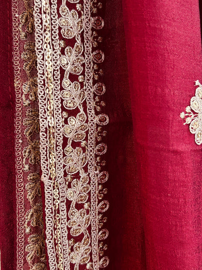 Banarasi salwar suit with heavy dupatta