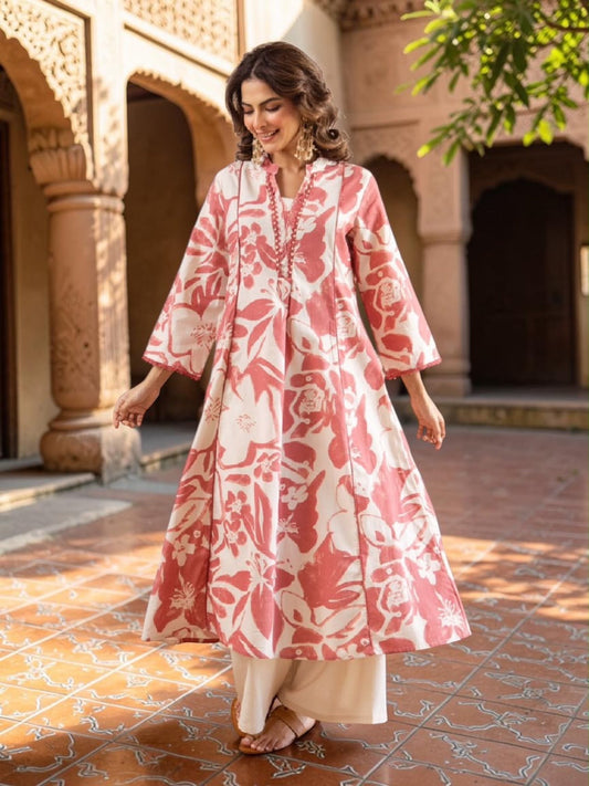 Cotton co ord set soft: plazzo set
