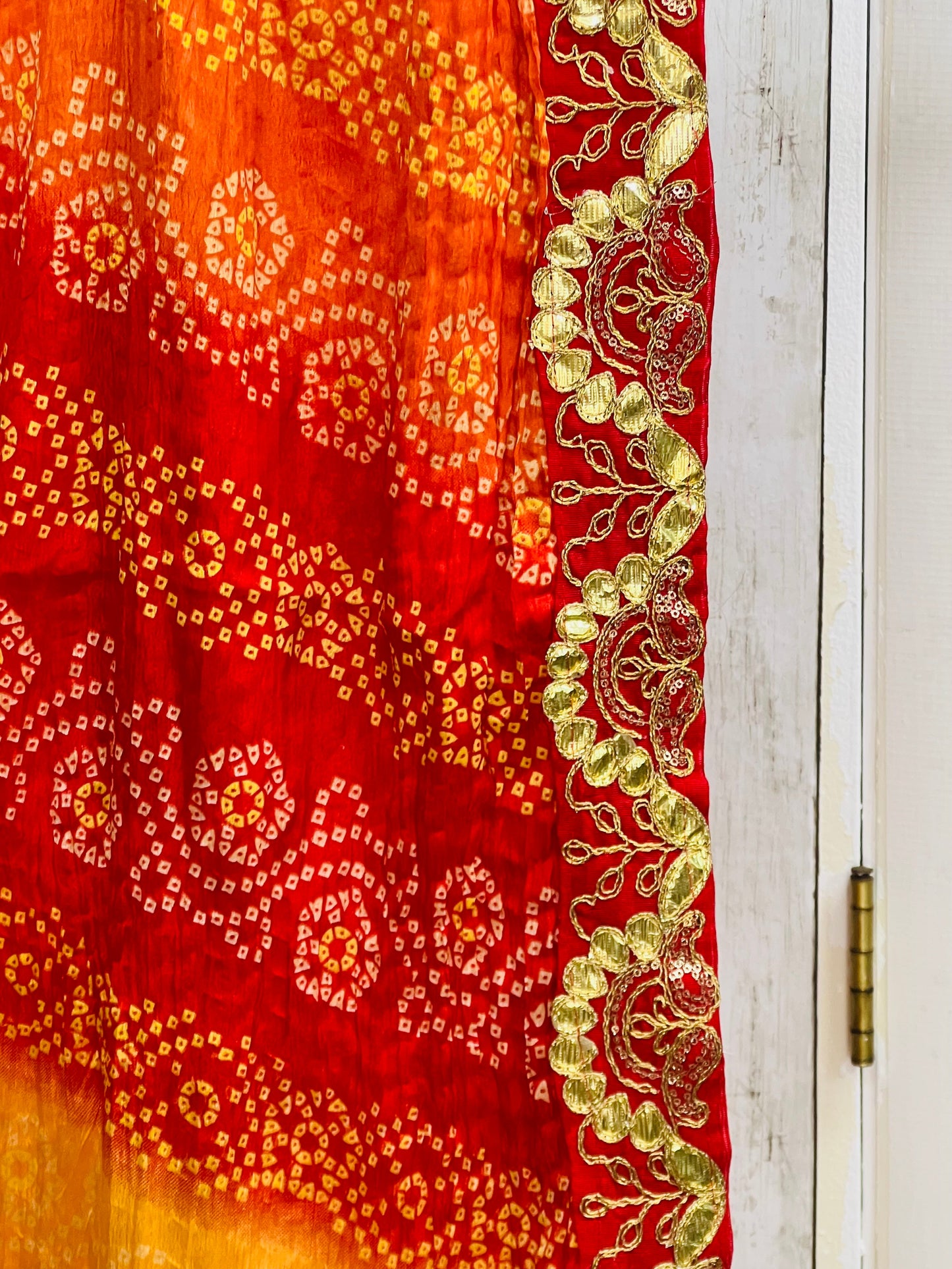 Gota Patti Bandhani dupatta