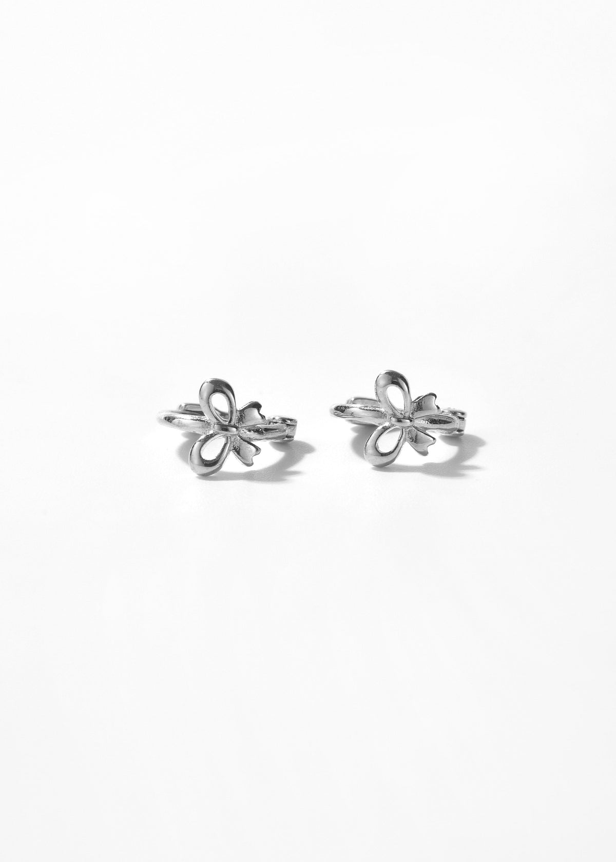 Bow Huggie Earrings