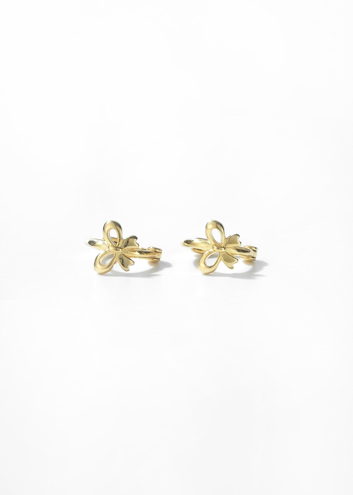 Bow Huggie Earrings