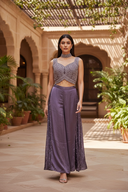 Silk Plazzo set