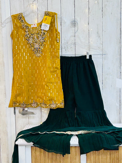 Kids sharara suit (girls age 6/7 years)