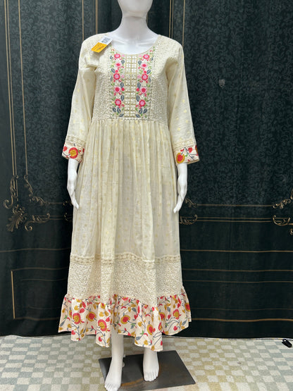 Cotton long kurti