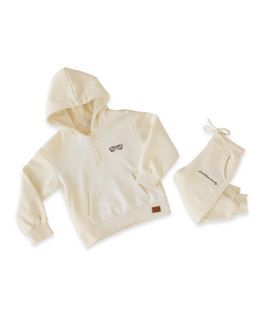 KIDS Family Sweat Set - Cream