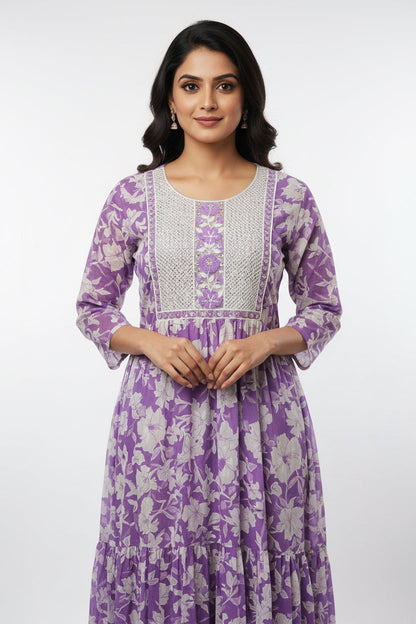 Cotton long kurti