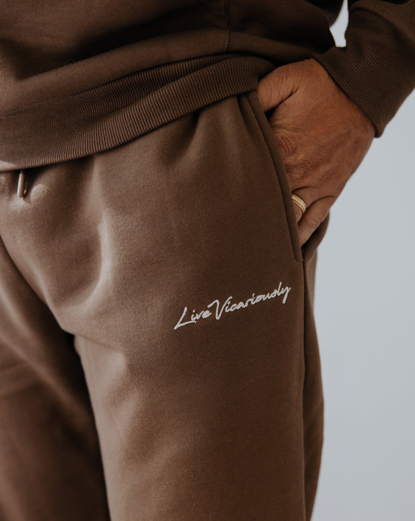 MENS Family Sweat Set - Brown