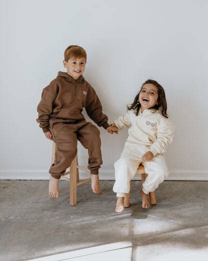 KIDS Family Sweat Set - Brown