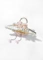 Pink Flower Hair Clip