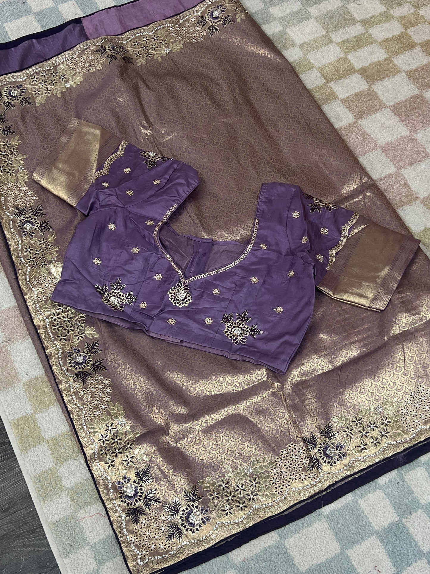 Banarasi tissue silk saree
