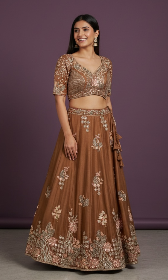 Silk Lehenga choli set