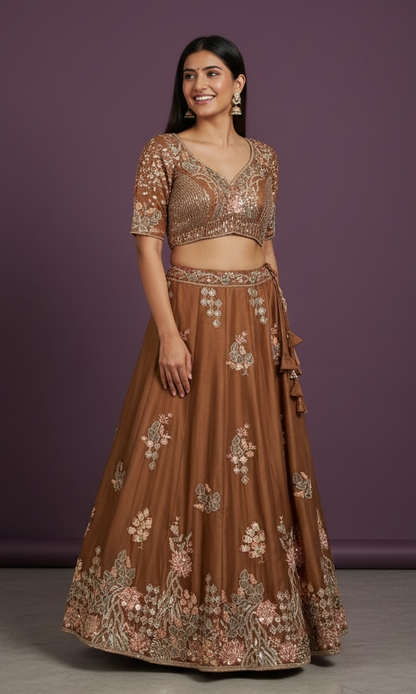 Silk Lehenga choli set