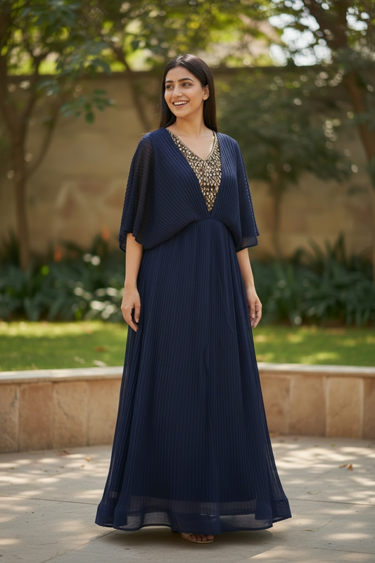 Chiffon long dress