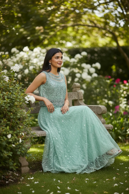Party wear long gown